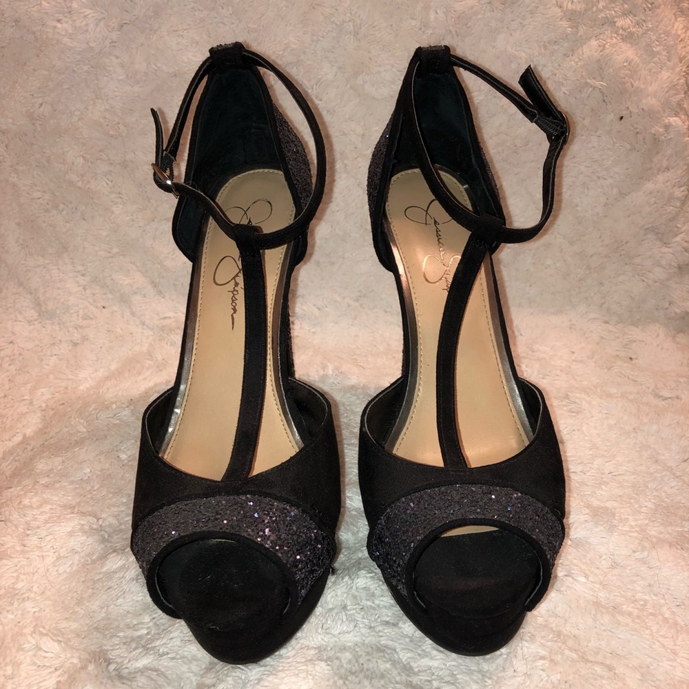 Jessica Simpson Navy Blue Heels